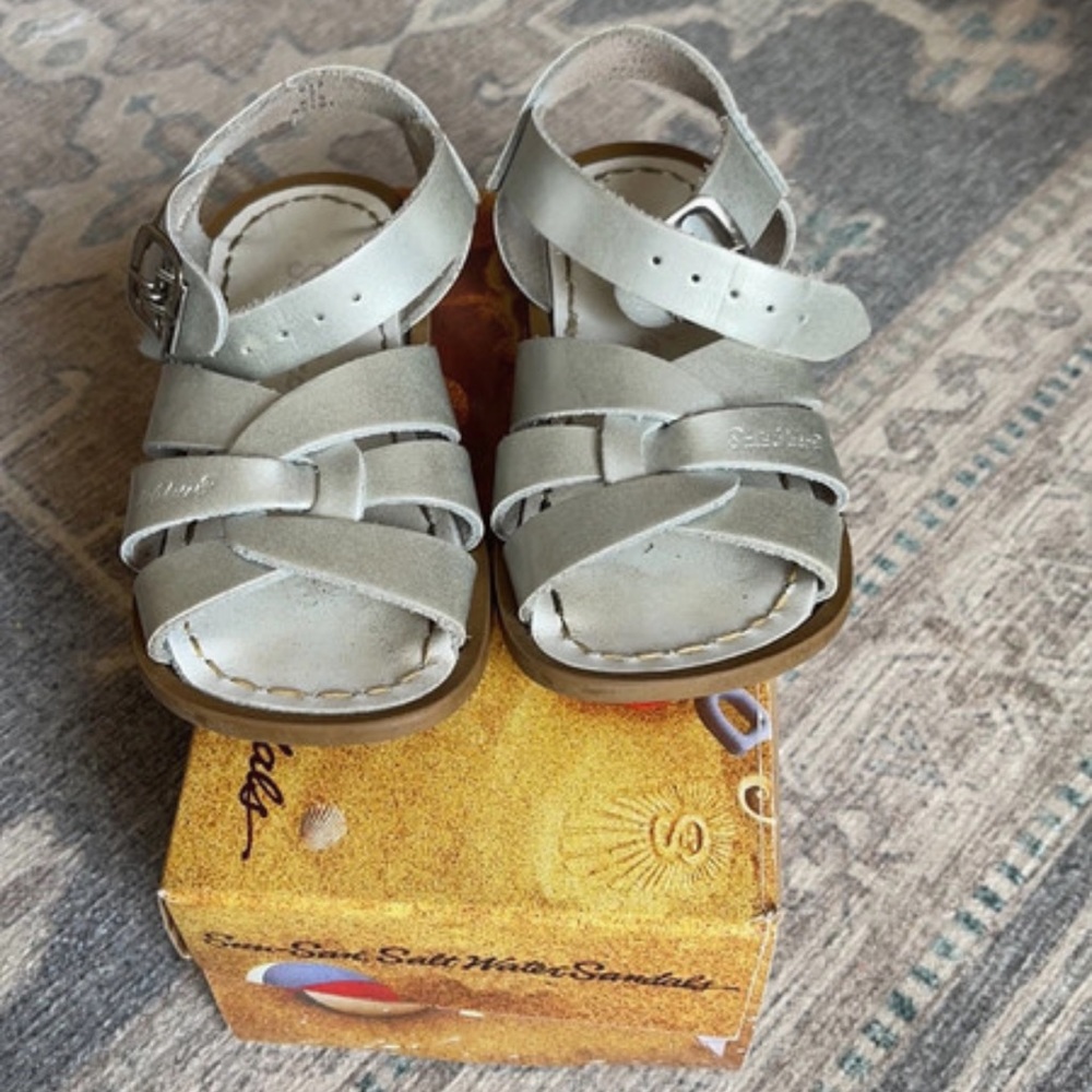 Silver Salt Water Sandals
